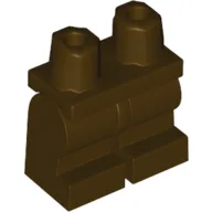 Hips and Dark Brown Medium Legs [Complete Assembly] / Dark Brown