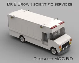 Back to the future - Doc Brown's Van (Fits my '6 wide' Delorean in the back)