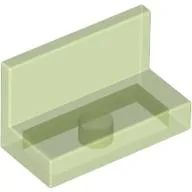 Panel 1 x 2 x 1 [Square Corners] / Trans-Light Bright Green