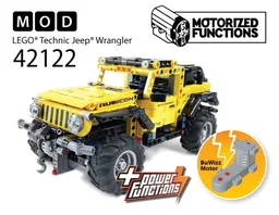 42122 Jeep® Wrangler RC MOD for Power Function & BuWizz Mortors