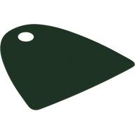 Lego Neckwear Cape, Straight Bottom, One Top Hole [Spongy Stretchable Fabric] / Dark Green