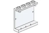 1 x 4 x 3 Train Window Clear