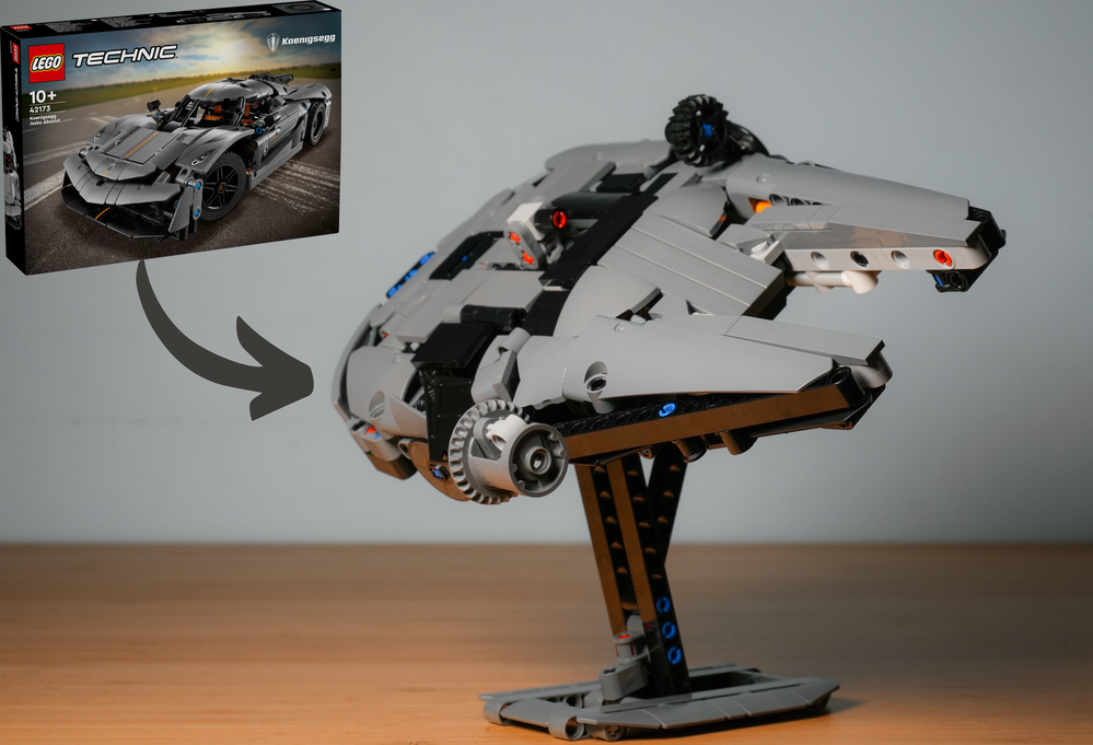 Lego Jesko Millennium-Falcon (42173 Alternate Build)