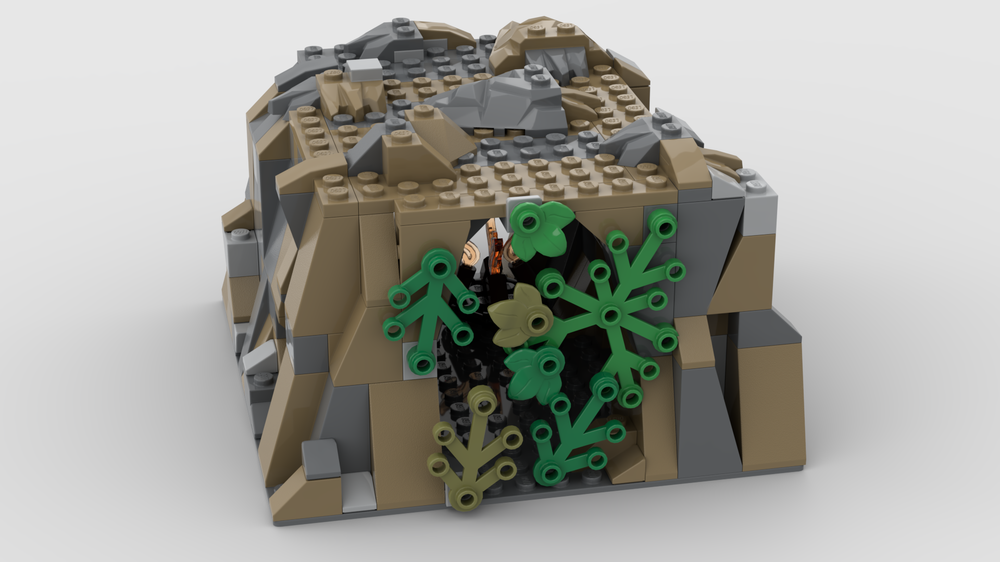 Lego Mountain cave