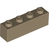 Brick 1 x 4 / Dark Tan