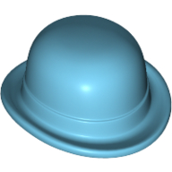 Lego Hat, Bowler / Medium Azure
