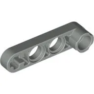Technic Beam 1 x 4 Thin with Stud Connector / Light Gray