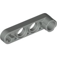 Lego Technic Beam 1 x 4 Thin with Stud Connector / Light Gray