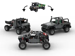 3-in-1 42129 C model pack