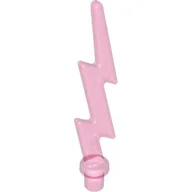Wave / Lightning Angular, Single / Trans-Dark Pink