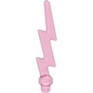 Lego Wave / Lightning Angular, Single / Trans-Dark Pink