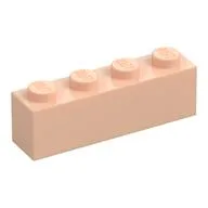 Brick 1 x 4 / Light Nougat