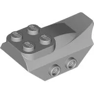 Brick Special 2 x 5 with Slope, Studs on Side / Light Bluish Gray