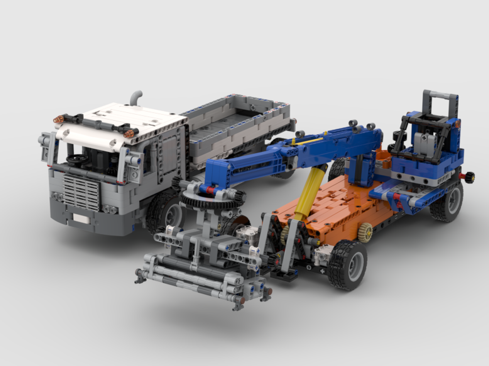 Lego Container Handler and Truck