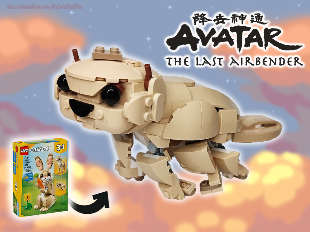 Lego Appa the Air Bison - 31162 Cute Bunny Alternate Build