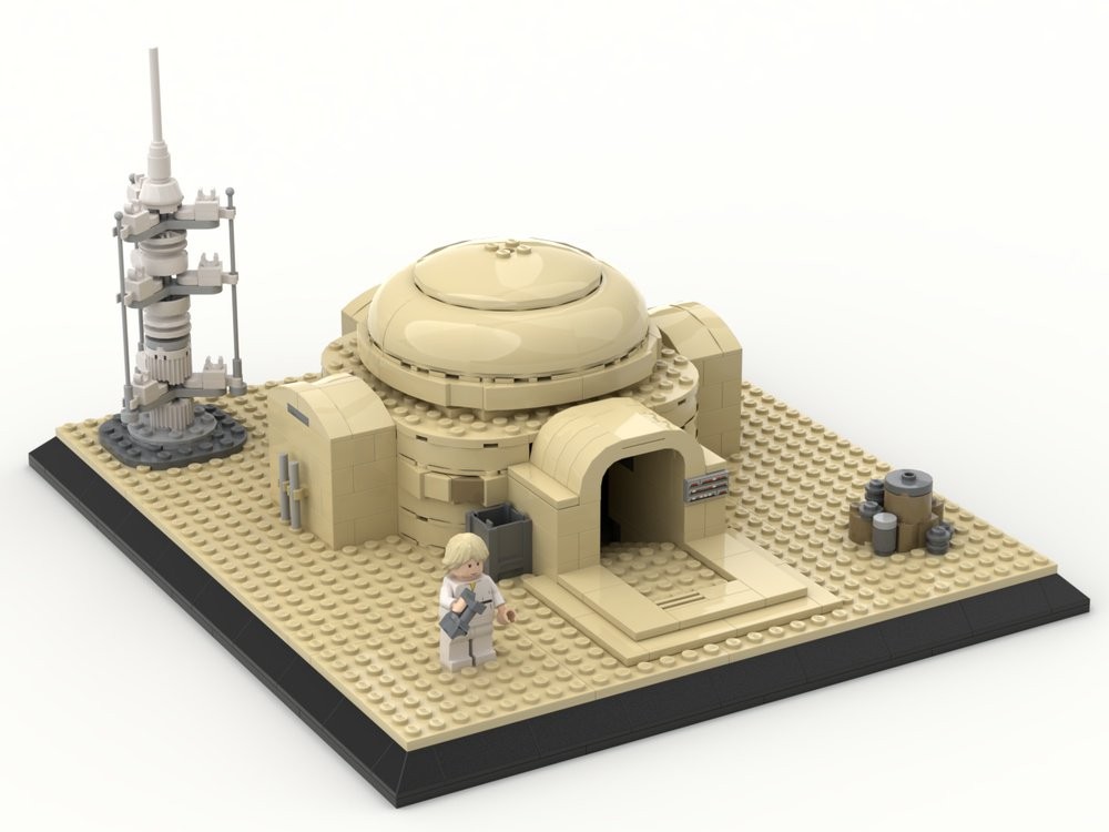 Lego Luke's home on Tatooine (Lars Homestead)