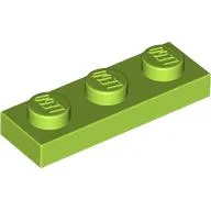 Plate 1 x 3 / Lime