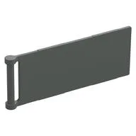 Flag 7 x 3 with Rod / Dark Gray