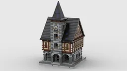 Mini-Medieval-Modulars 42 - "Town Hall"
