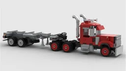 Mack Superliner and Skeleton Trailer