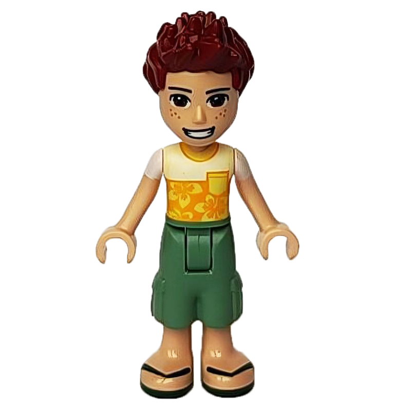 Lego Daniel - White/Yellow Shirt, Sand Green Pants