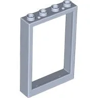 Window 1 x 4 x 5 with Hollow Studs / Light Violet