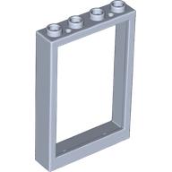 Lego Window 1 x 4 x 5 with Hollow Studs / Light Violet