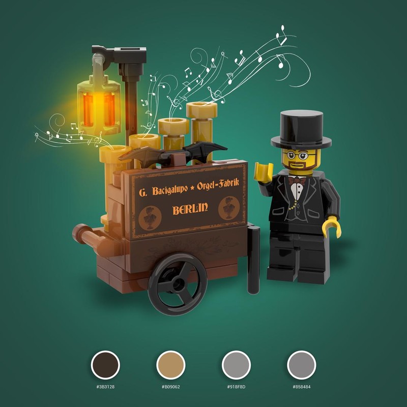 Lego Barrel Organ
