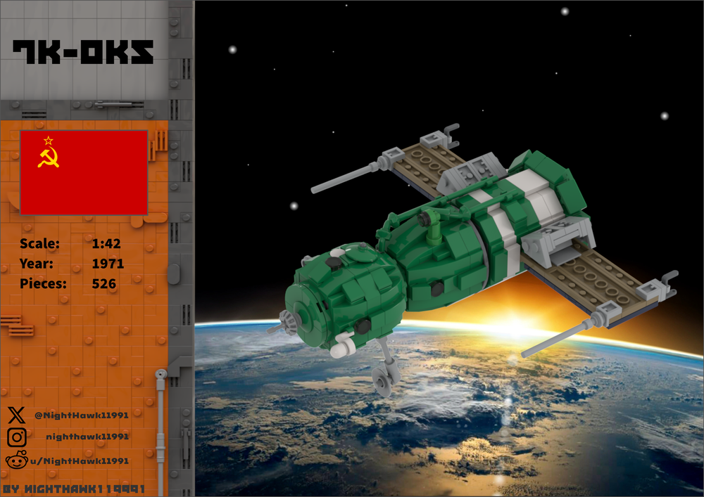 Lego 7K-OKS (1:42 Minifig scale)