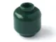 Minifigure, Head (Plain) / Dark Green