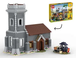 Medieval church (alt build of Medieval Castle - 31120)