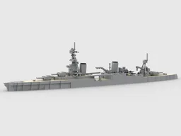 USS Houston (CA-30) 1/300 scale moc