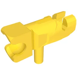 Launcher, Weapon Gun / Blaster / Shooter / Fire Nozzle Mini with Towball Socket / Yellow
