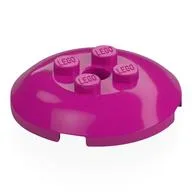 Dish 4 x 4 with 4 Studs / Magenta