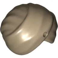 Hat Turban Wrap with Hole / Dark Tan