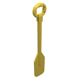 Fabuland, Equipment Paddle / Oar with Ring Handle / Yellow