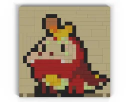 24x24 Fuecoco Mosaic