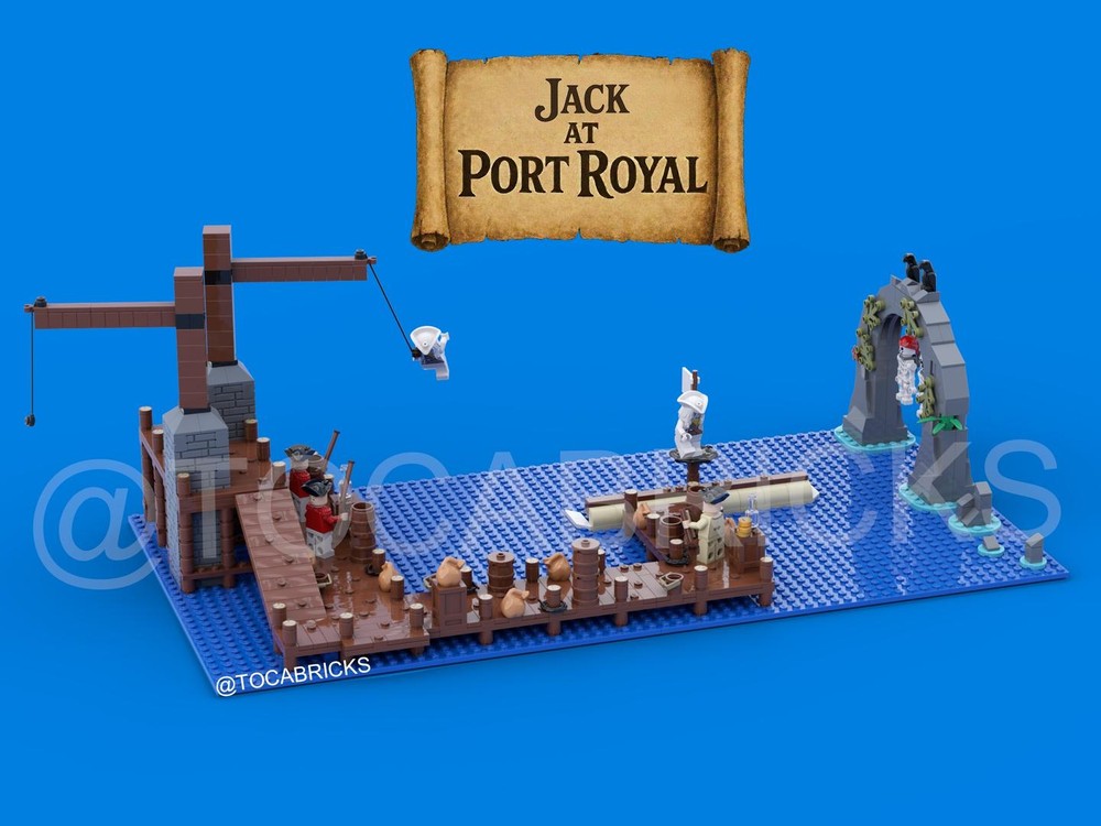 Lego Jack at Port Royal