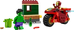 Iron Man with Bike and The Hulk