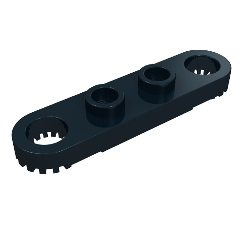 Lego Technic Plate 1 x 4 with Toothed Ends