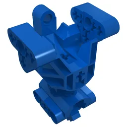 Large Figure Skeletal, Torso, Gearbox / Blue