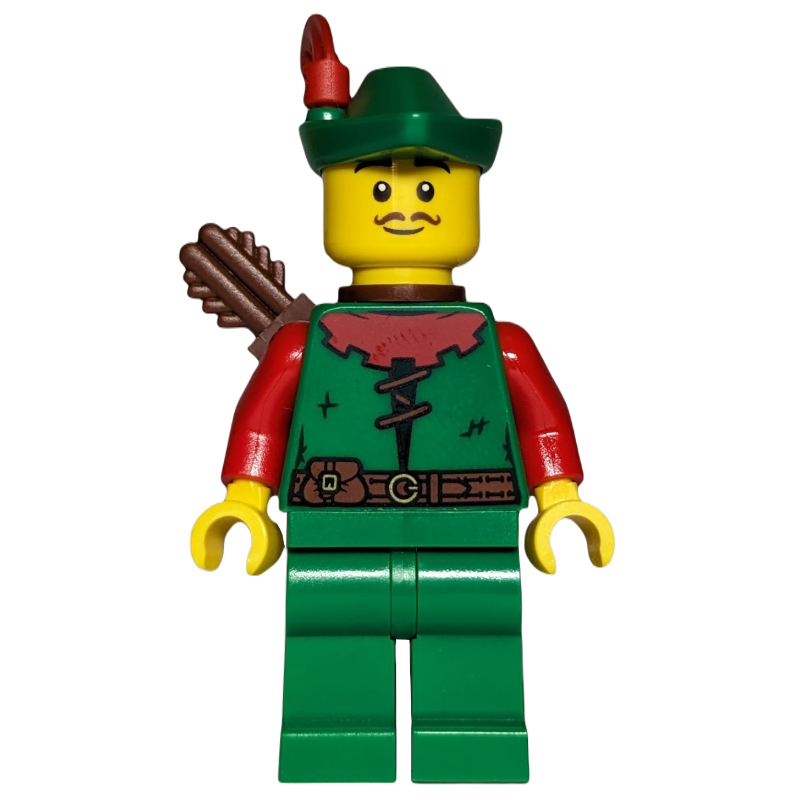 Lego Forestman, Quiver, Thin Moustache