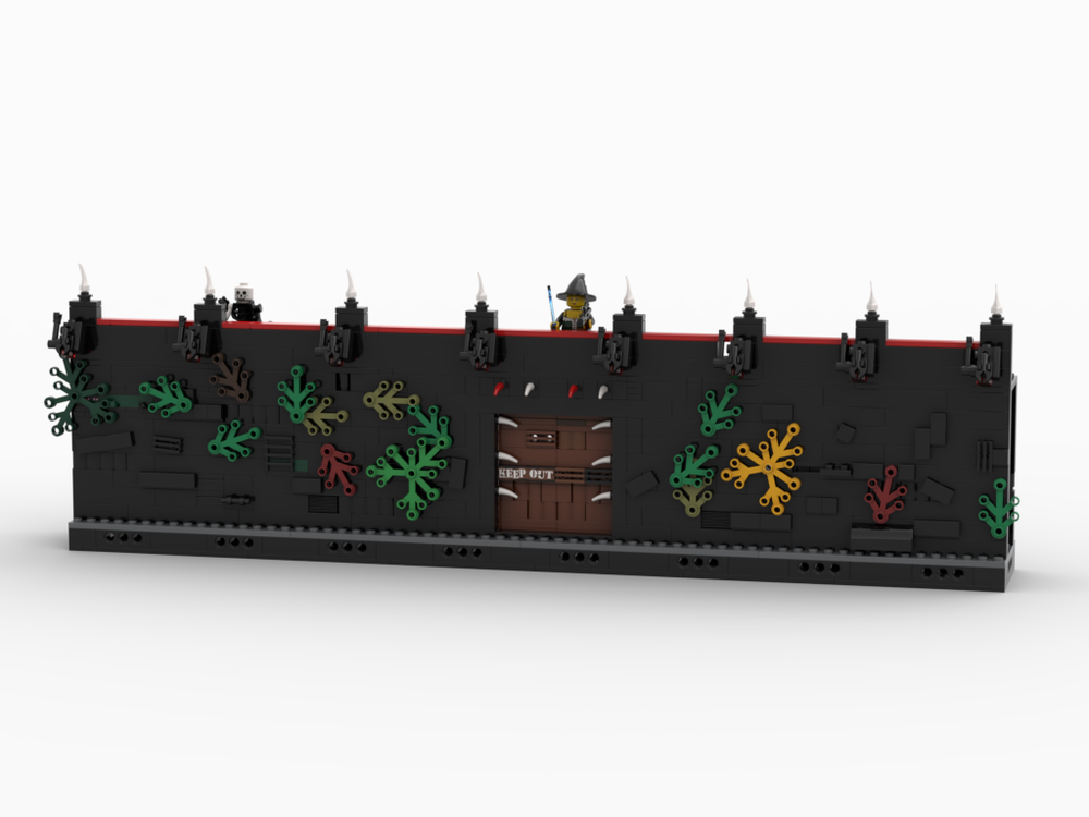 Lego Scarewood Fortress - Castle of Evil - Main gate