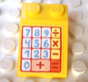 Lego Slope 33 3 x 2 with Cash Register Pattern (Sticker) - Sets 3116 / 3118