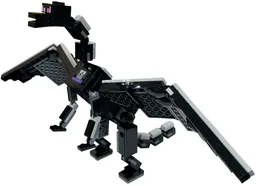 Minecraft Ender Dragon, Scalloped Wings - Brick Built