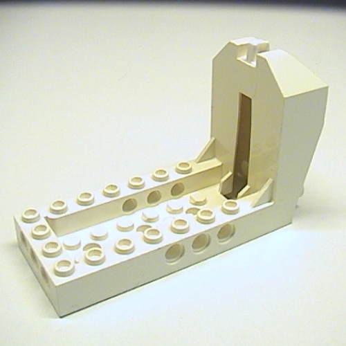 Lego Cockpit 10 x 4 x 5 with Technic Holes / White