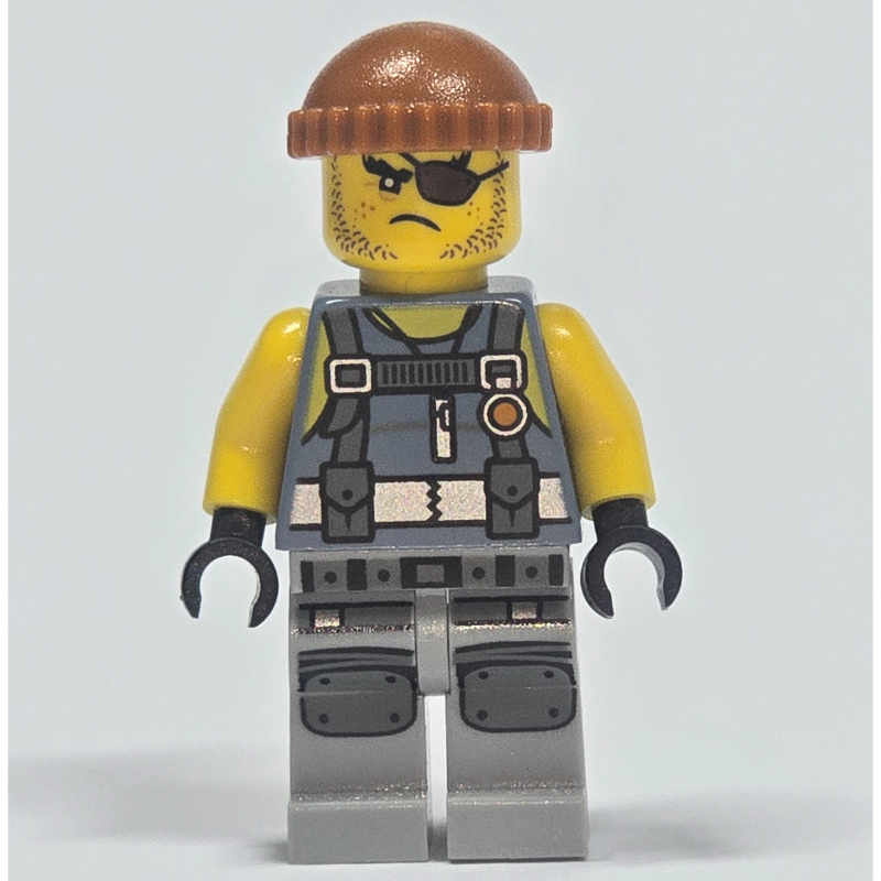 Lego Shark Army Thug with Yellow Arms