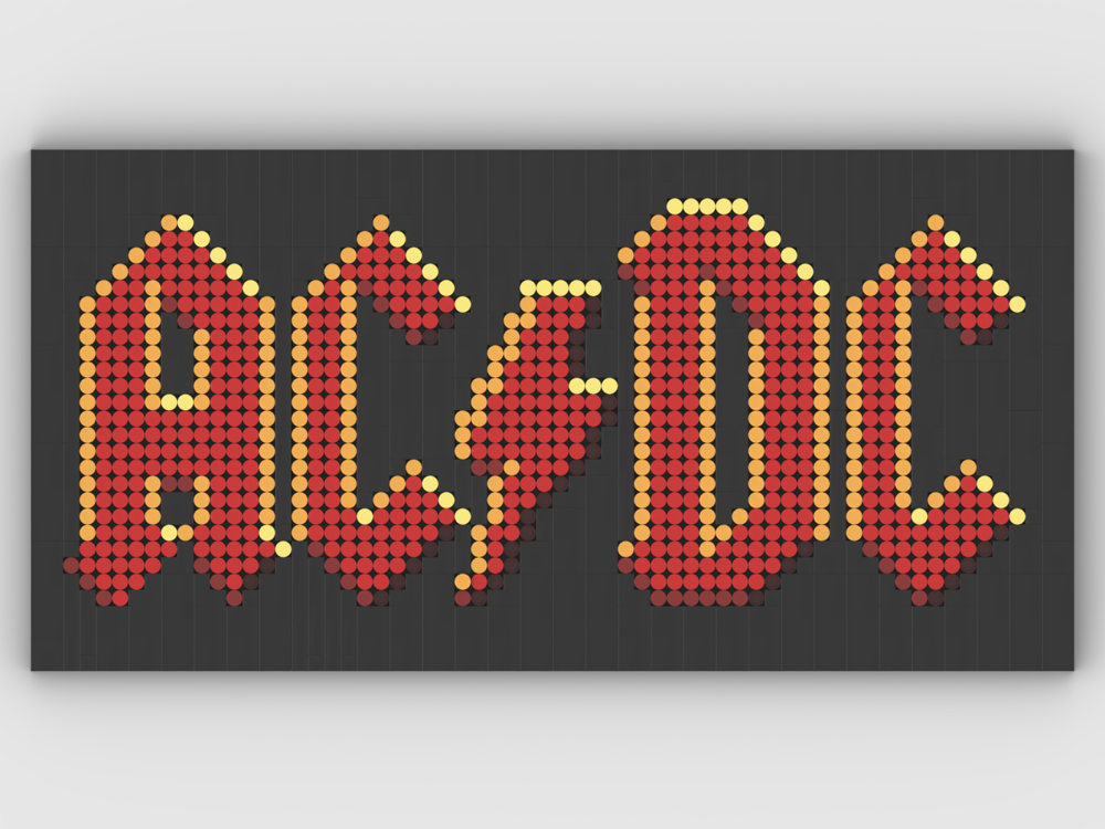 Lego Ac/Dc Logo