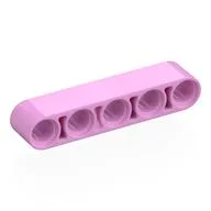 Technic Beam 1 x 5 Thick / Bright Pink