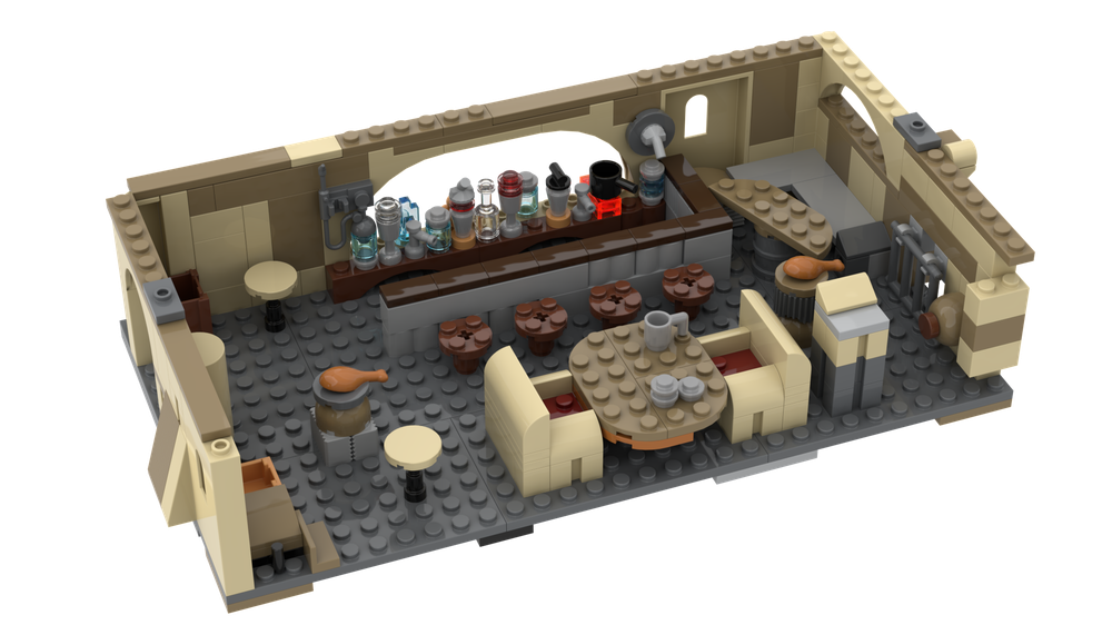 Lego Nevarro Cantina Bounty Hunter Guild 75326